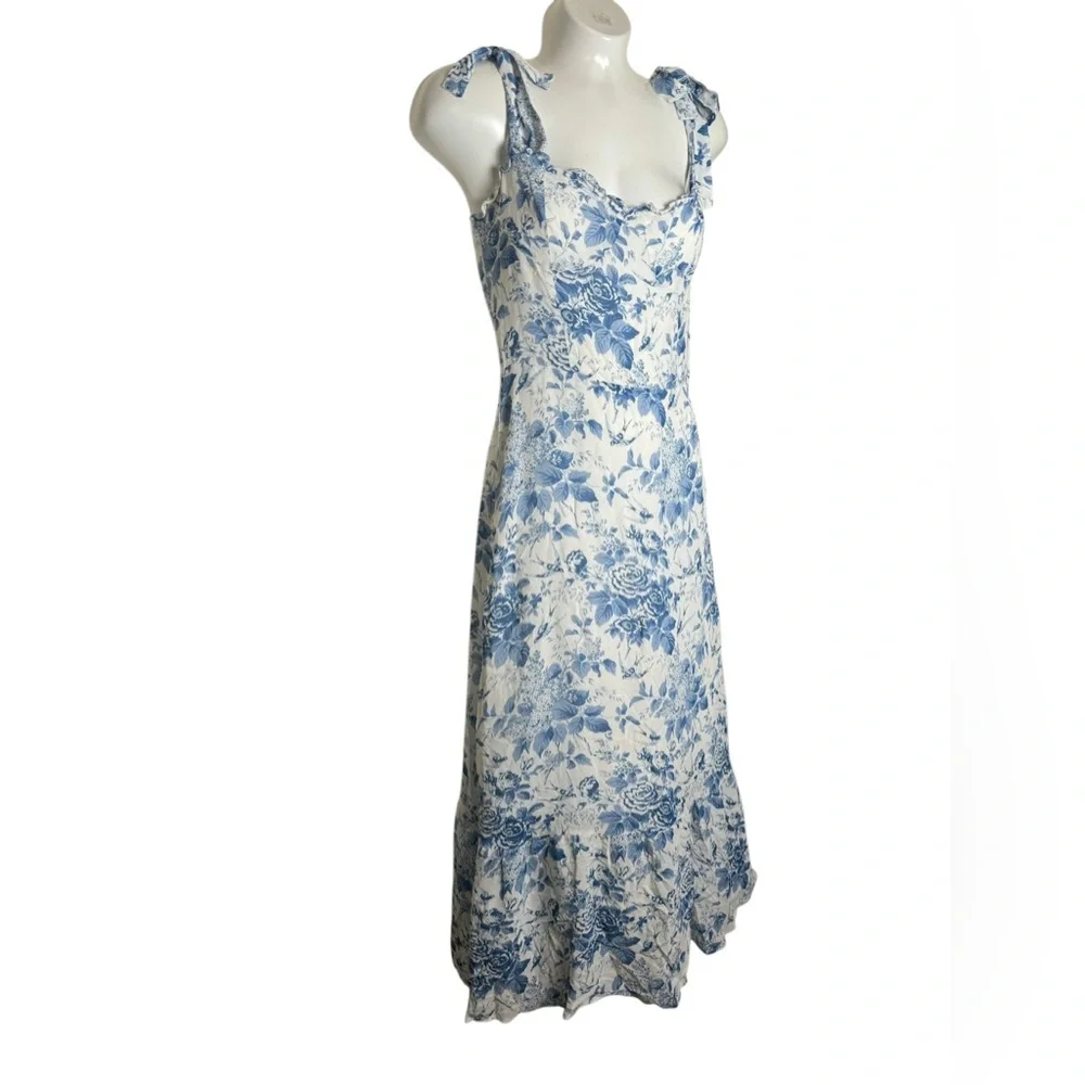 Reformation Nikita Dress in Pompadour - Picture 3 of 15